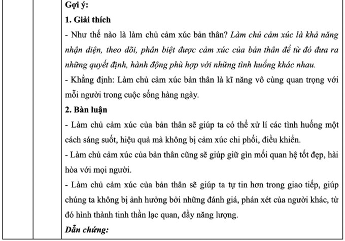 Gợi ý đáp án đề thi Văn lớp 10 ở Hà Nội - 5