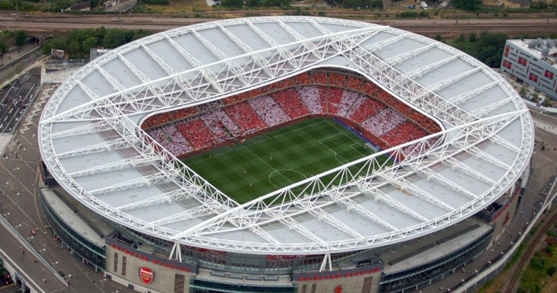 Sân vận động Emirates lọt top kiến trúc số 1 thế giới